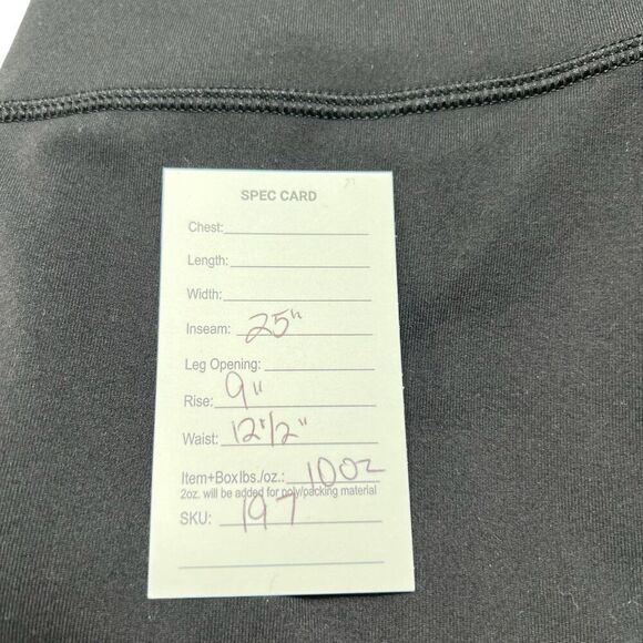 Lululemon Wunder Under Pant Hi-Rise Tech Mesh 25" Inseam Black Size 6 - Picture 8 of 8